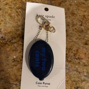 Kate Spade x Target My Two Cents Coin Purse Key Fob Chain Keychain Bag Charm